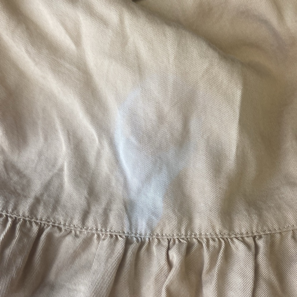The Drop beige tiered flouncy ruffle hem maxi sun dress neutral spring summer - Picture 12 of 16